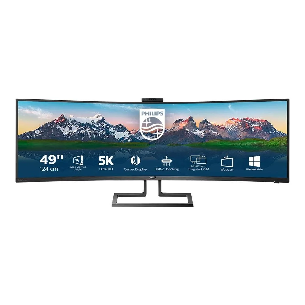 Philips 499P9H Monitor49"DQHD HDMI DP MM AA Wbc Cu