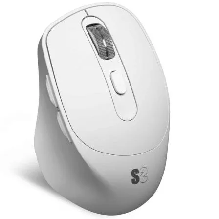 Raton inalambrico subblim curve ergo dual blanco