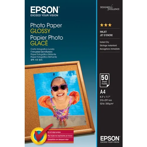Epson Papel Photo Glossy A4 50 hojas 200grs