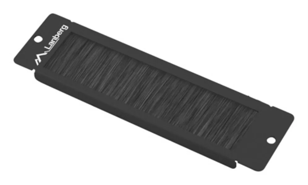 Lanberg AK-1104-B accesorio de bastidor Panel pasacables con cepillo