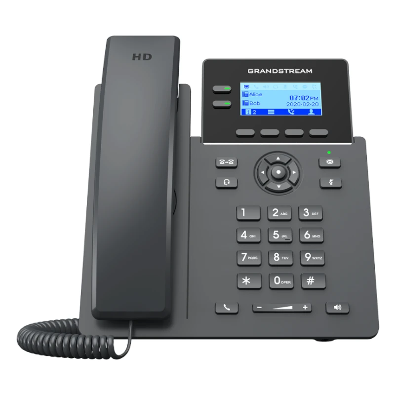 GrandStream Telf IP GRP2602G PoE 2xGb ZTP 2 líneas