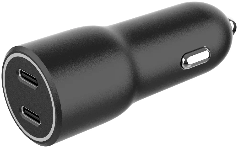 Gembird TA-UC-C2PD40-CAR-01 cargador de dispositivo móvil Universal Negro Encendedor de cigarrillos Carga rápida Auto