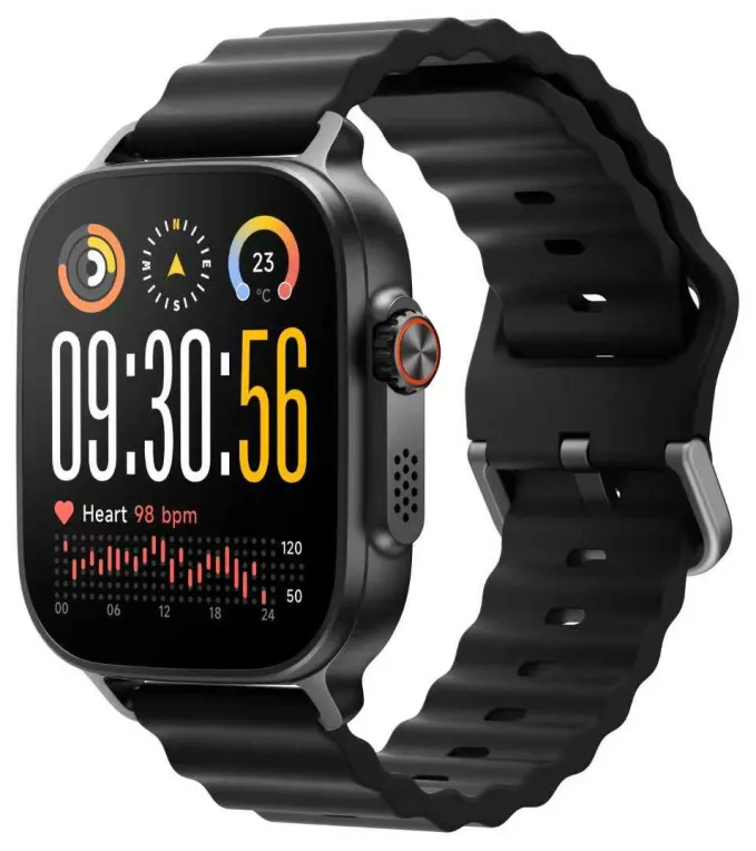 realme Watch 5 5 cm (1.97") AMOLED Digital 390 x 450 Pixeles Pantalla táctil Negro GPS (satélite)