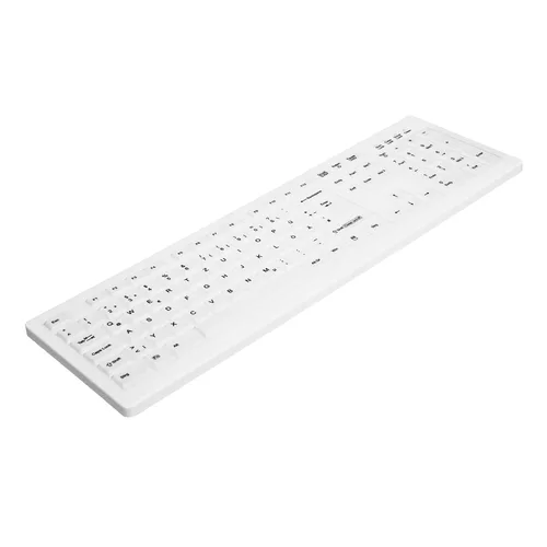 Cherry Teclado Lavable-Desinfectable USB Blanco