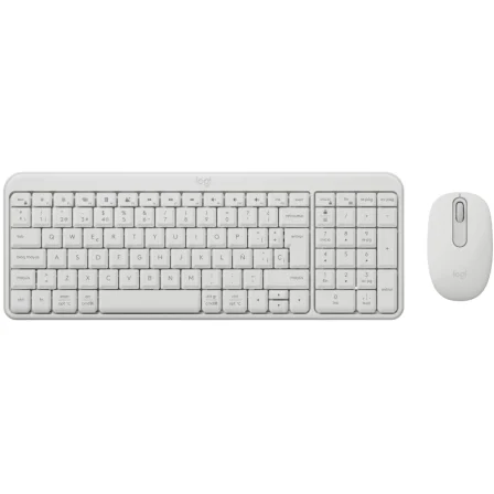 Teclado + mouse logitech mk250 inalambrico blanco