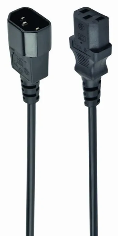 Gembird PC-189-075-1.8M cable de transmisión Negro 1,8 m C13 acoplador C14 acoplador