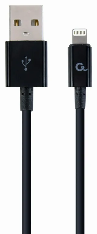 Cablexpert CC-USB2P-AMLM-2M cable de conector Lightning Negro