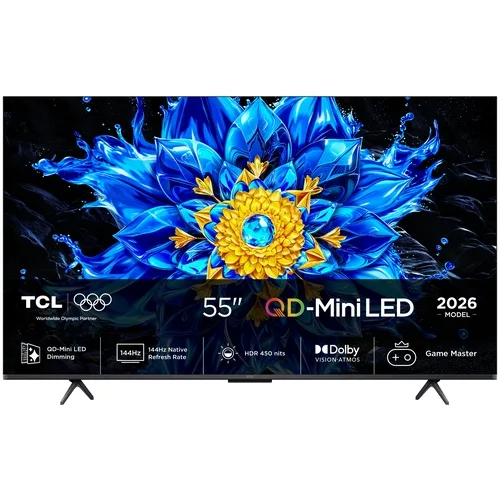 TCL P8L Televisão Smart TV Series 55P8L (2026) 55"/139,7cm QD-Mini LED 4K UHD Google TV