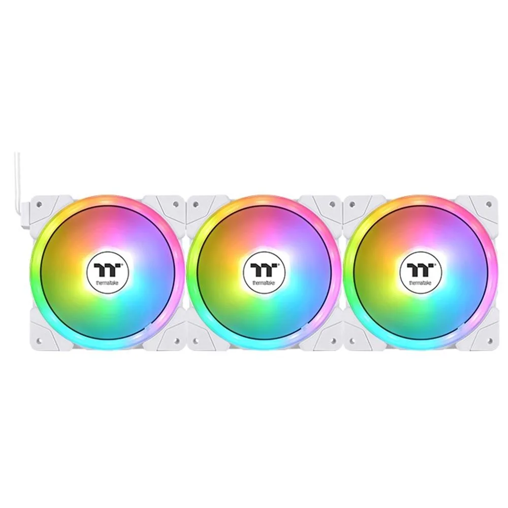 Thermaltake SWAFAN EX12 ARGB Carcasa del ordenador Refrigerador de aire 14 cm Blanco 3 pieza(s)