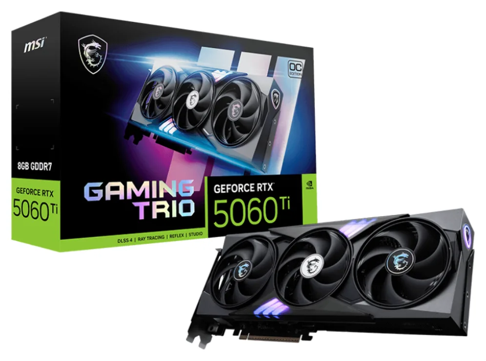 MSI GeForce RTX 5060 Ti 8G GAMING TRIO OC NVIDIA 8 GB GDDR7