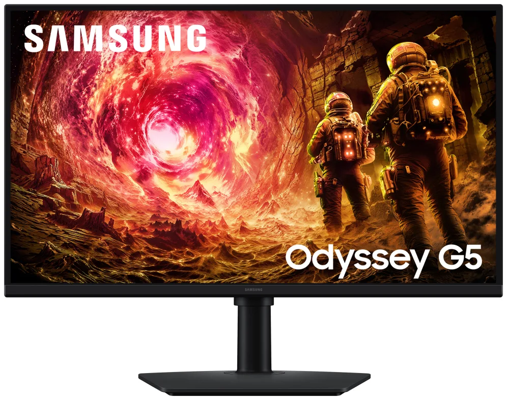 Monitor Gaming Samsung Odyssey G5 G50F S27FG502EU 27"/ QHD/ 1ms/ 180Hz/ IPS/ Regulable en Altura/ Negro