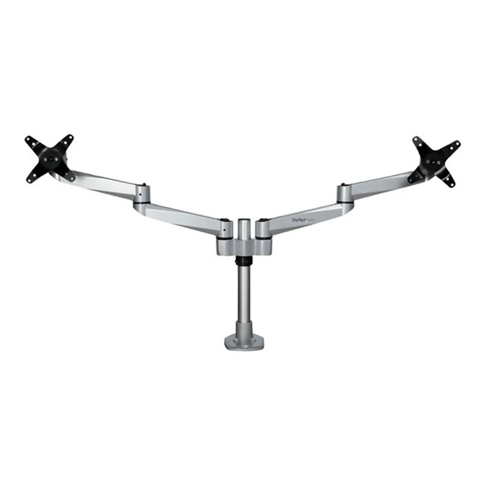 Soporte mesa startech vesa hasta 27 pulgadas 100x100mm max 20kg brazo doble