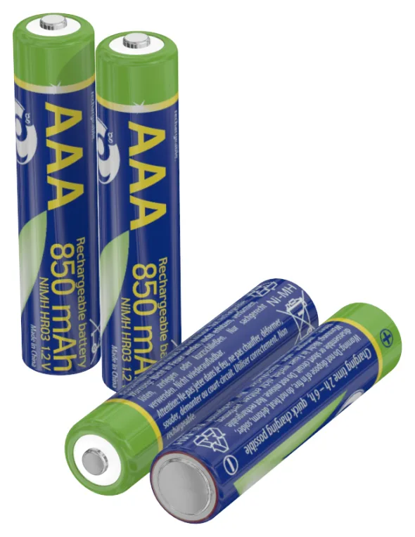 Gembird EG-BA-AAA8R4-01 pila doméstica Batería recargable AAA Níquel-metal hidruro (NiMH)