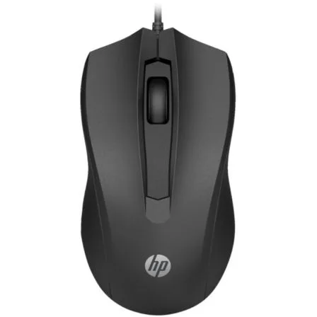 Ratón HP 105/ Hasta 1600 DPI/ Negro