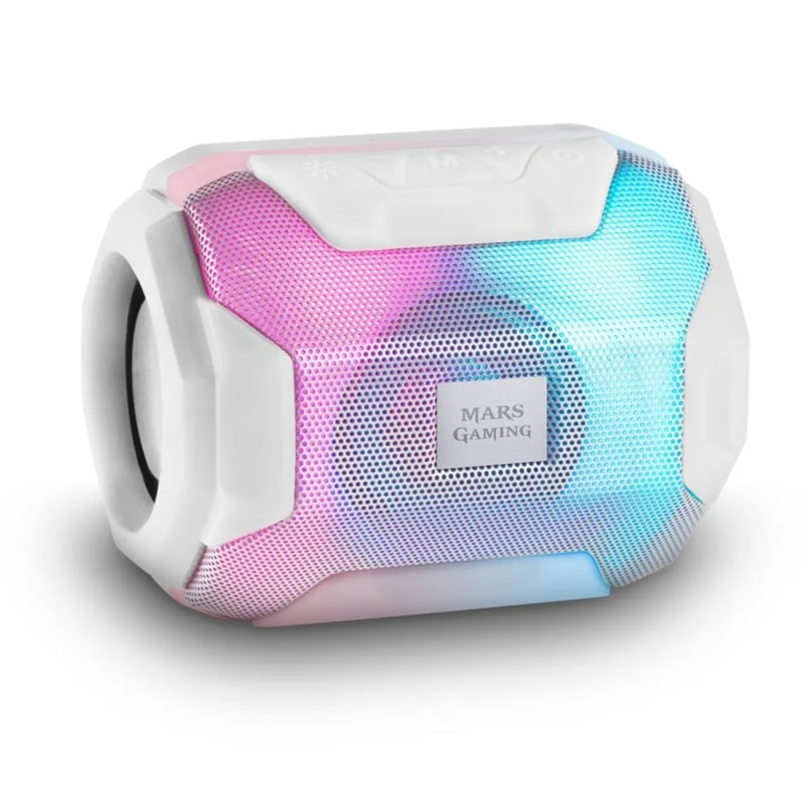 Mars Gaming MSBAXW Altifalante Portátil e/ou para festa Coluna portátil estéreo Branco 10 W