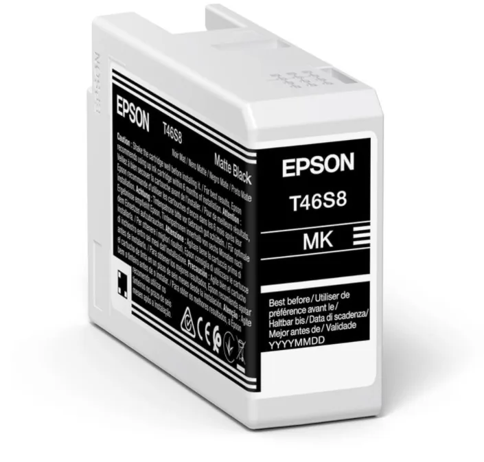 Cartucho tinta epson singlepack matte negro t46s8 ultrachrome pro 10 ink 25ml sc - p700