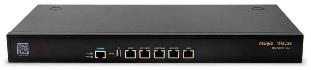 Ruijie Networks RG-NBR6120-E router Gigabit Ethernet Negro