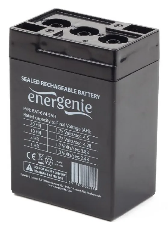 Gembird BAT-6V4.5AH batería para sistema ups 6 V 4,5 Ah