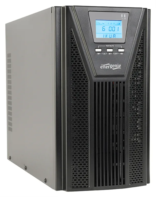 Gembird EG-UPSO-3000 sistema de alimentación ininterrumpida (UPS) Doble conversión (en línea) 3 kVA 2700 W 5 salidas AC