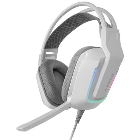 Auriculares mars gaming mhstrikew frgb blanco