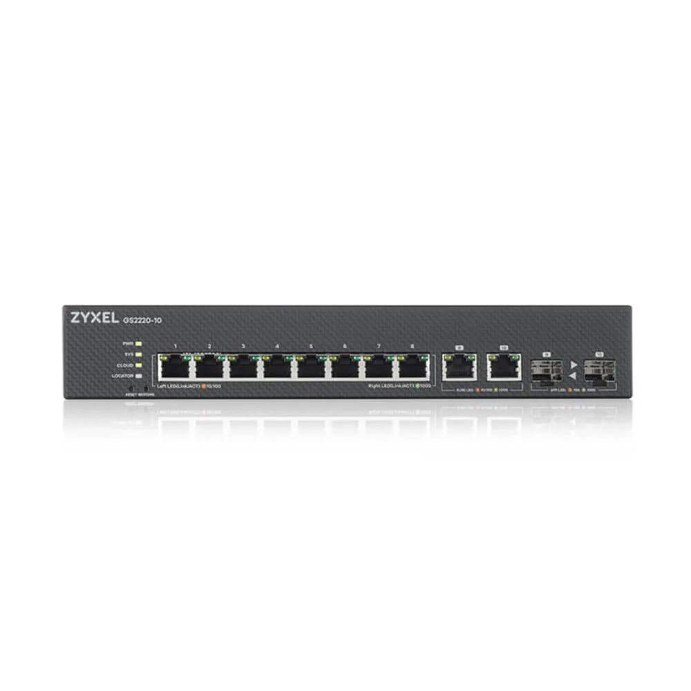 Switch zyxel gs2220 - 10 - eu0101f 10 puertos