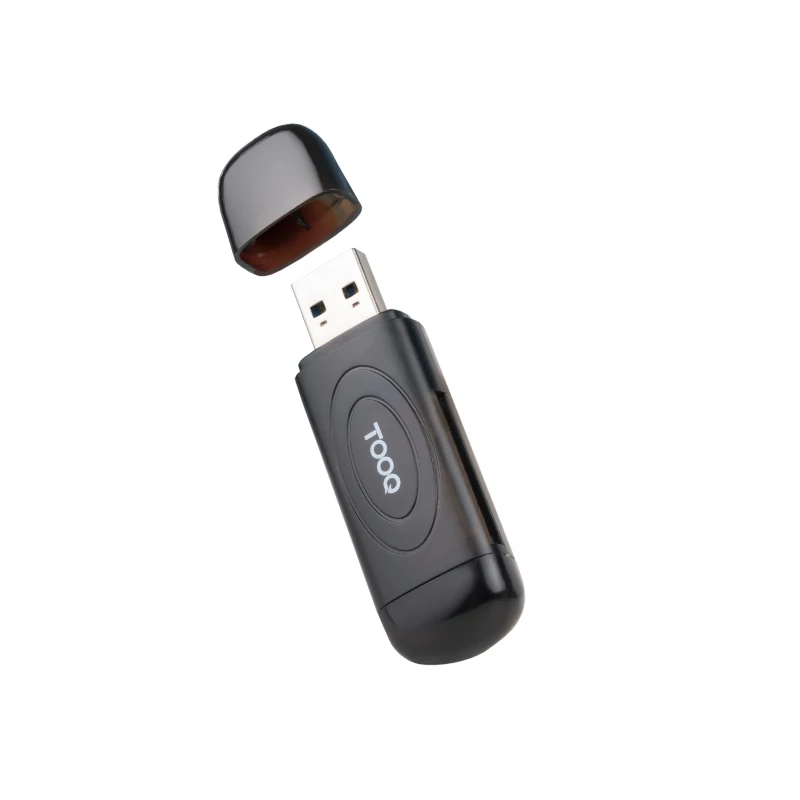 Tooq TQR-3002B Lector tarjetas USB3.0 SD-TF Negro