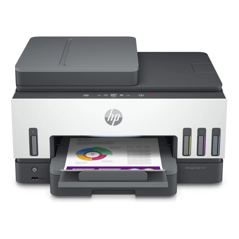 HP Multifunción Smart Tank 7605- WiFi- Dúplex-Fax