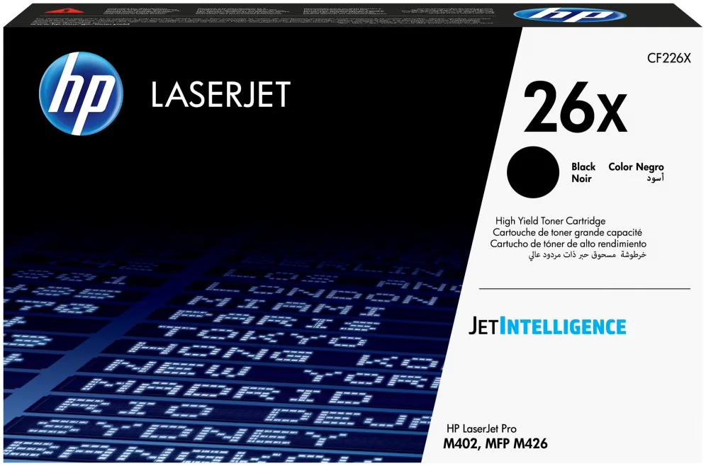 HP Cartucho de tóner original LaserJet 26X de alta capacidad negro