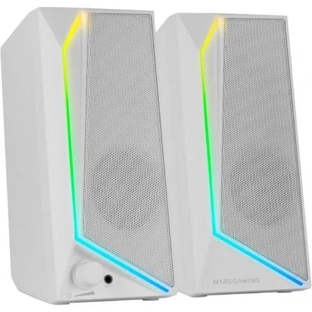 Altavoces mars gaming 2.0 ms72w white