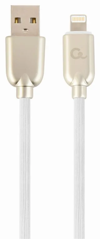 Cablexpert CC-USB2R-AMLM-1M-W cable de conector Lightning Blanco