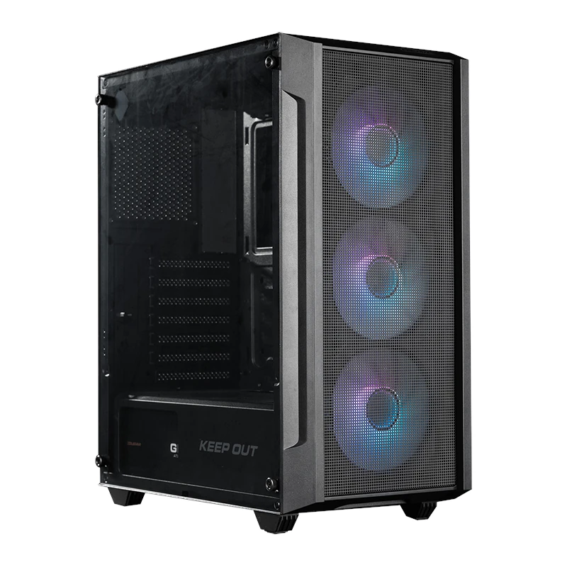 Keep Out Caja M-Atx KO XC-200 RGB Usb3 Black Glass