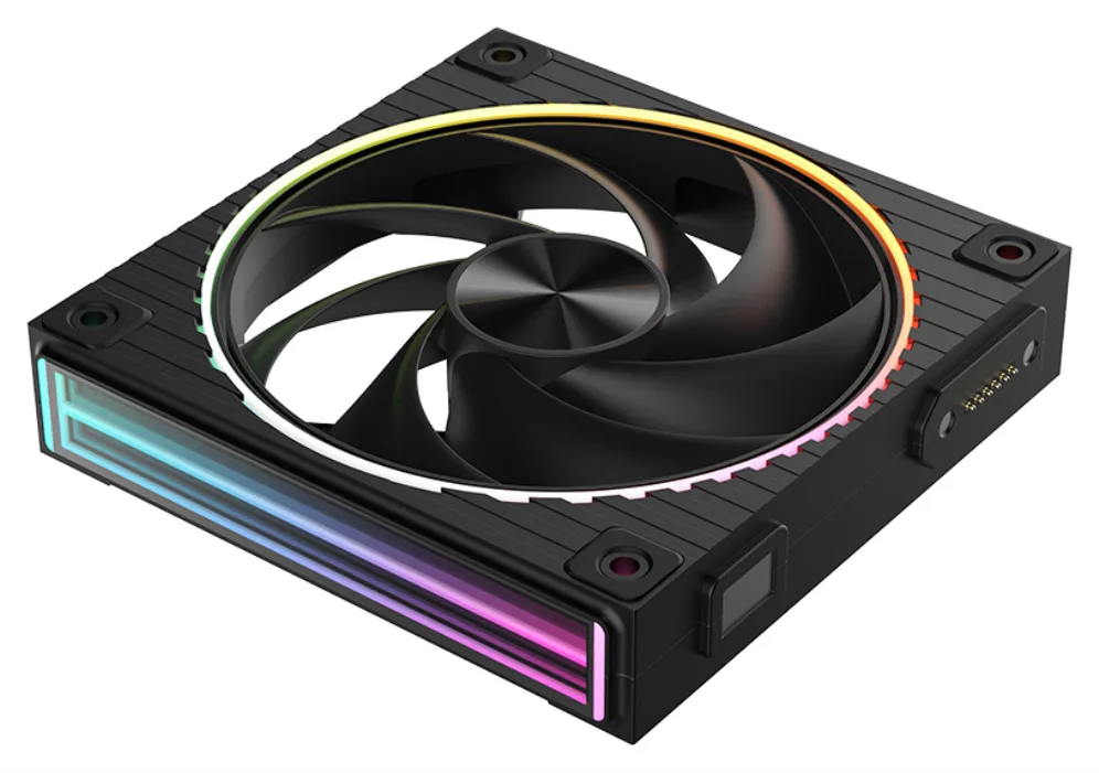 Zalman ZM-DF120 BLACK sistema de refrigeración para ordenador Placa base Ventilador 12,4 cm Negro 1 pieza(s)