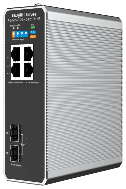 Reyee 4-Port RJ45 Gigabit and 2-Port SFP Cloud Man