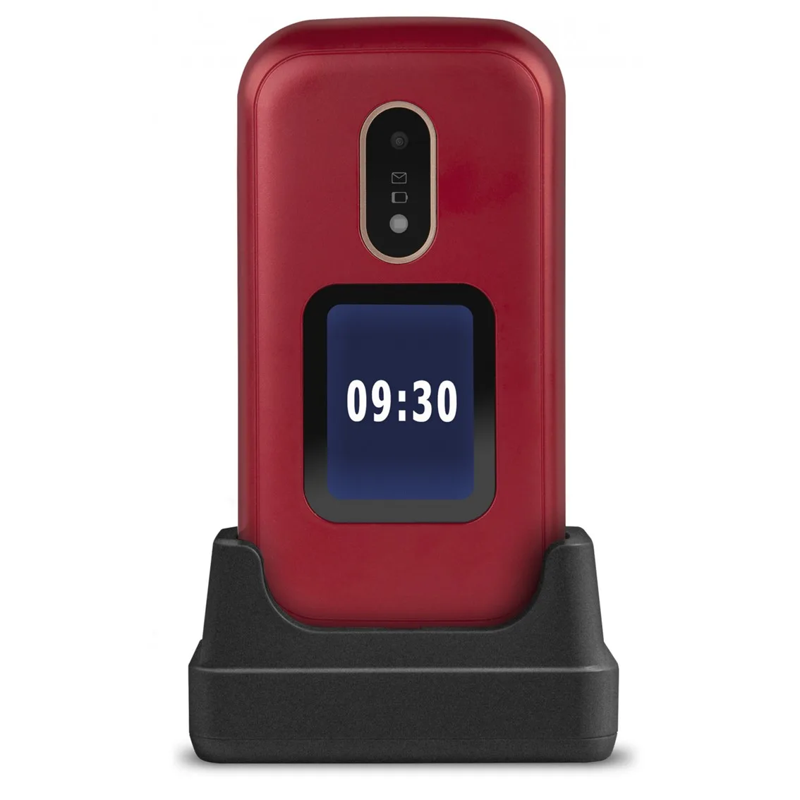 Telefono movil doro 6060 red - white - 2.8 pulgadas - blanco y rojo