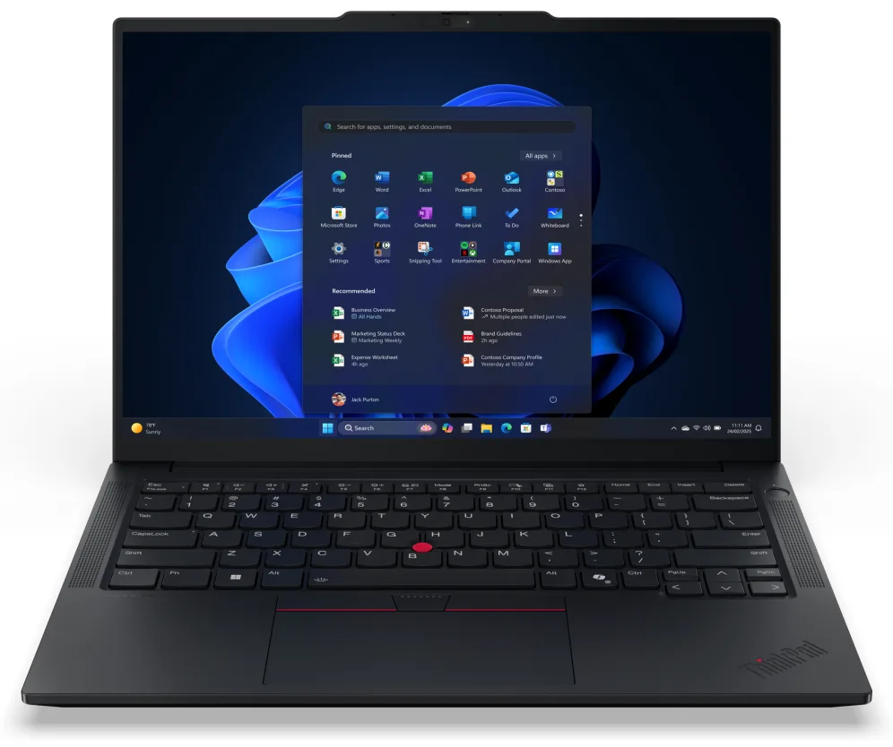 Portatil lenovo thinkpad e14 g7 u7 - 258v - 32gb - ssd 1tb - 14 pulgadas fhd+ - w11p