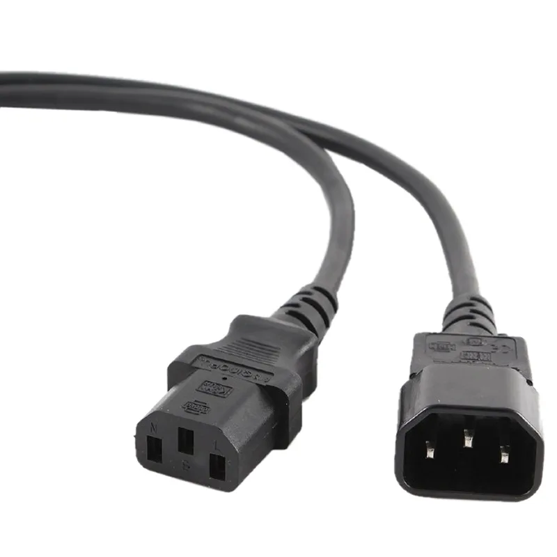 Gembird Cable Alimentación CPU-Monitor 6A 1.8Mts