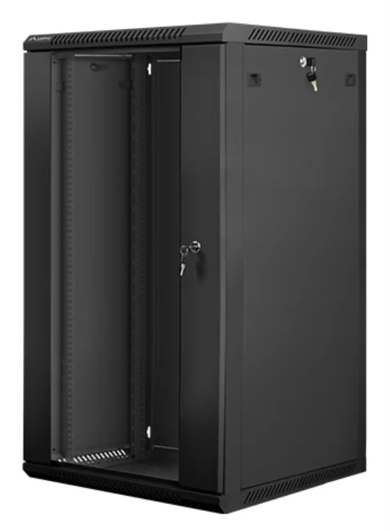 Armario rack lanberg 22u 600x600x1082 auto ensamblado 19 pulgadas hasta 60 kg negro