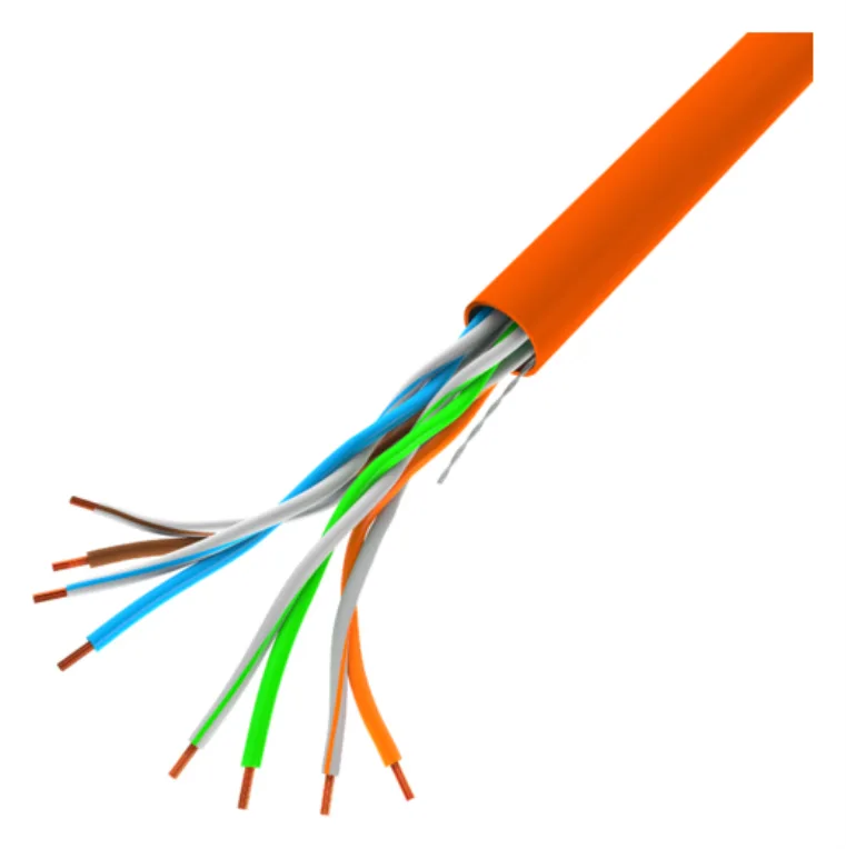 Bobina 100mb - s lanberg utp 305m solid cca naranja