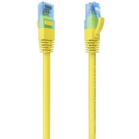 Cable de Red RJ45 AWG26 CCA UTP Aisens A135-0830 Cat.6/ 30cm/ Amarillo