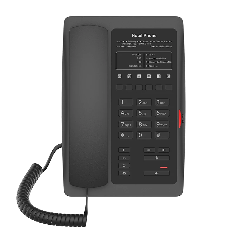 Fanvil H3W-B PoE 2 SIP Lines 6 customized keys