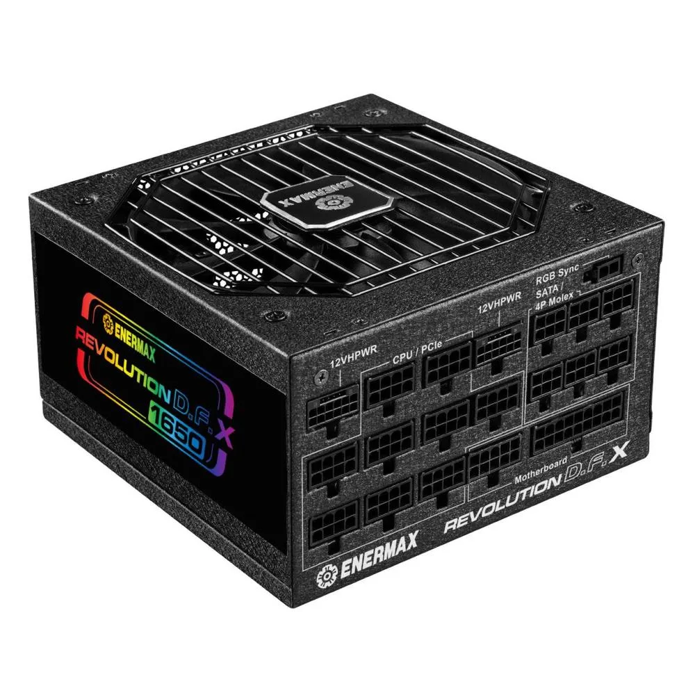 Fuente de alimentacion enermax revolution d.f. x 1650w 80+ gold modular