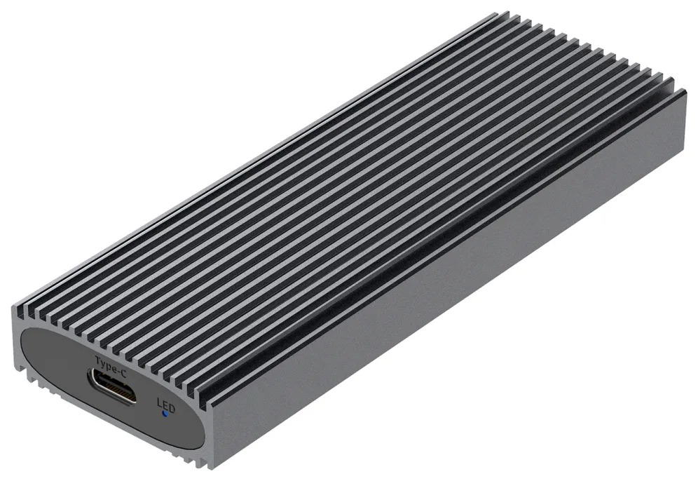 Caja Externa para Disco SSD M.2 NVMe Aisens ASM2-023GR/ USB 3.2/ Sin tornillos