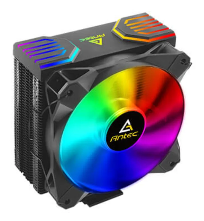 Antec FrigusAir 400 ARGB Conjunto de chips Refrigerador de aire 12 cm Negro 1 pieza(s)