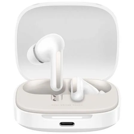 Auriculares Bluetooth Xiaomi Redmi Buds 6 con estuche de carga/ Autonomía 10h/ Blancos