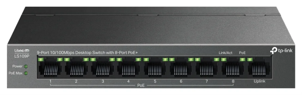 Switch tp - link ls109p 9 puertos