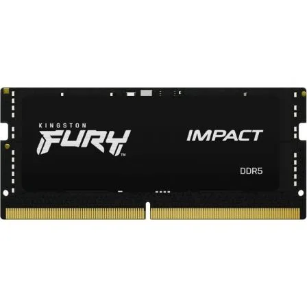 Memoria ram ddr5 16gb kingston - sodimm - 5600mhz - pc5 44800 - fury impact - cl40 - 1.1v