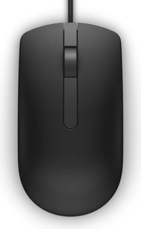 Mouse raton dell ms116 optico botones + scroll 1000ppp usb negro