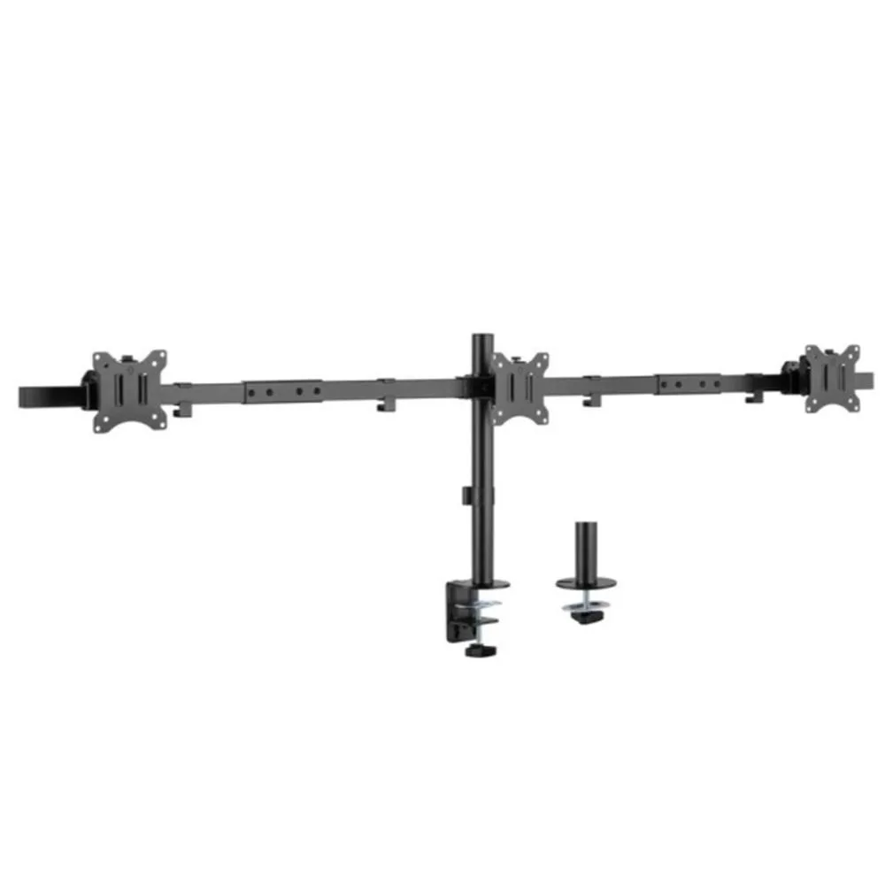 Soporte mesa equip vesa hasta 32 pulgadas 100x100 max 7kg triple pantalla