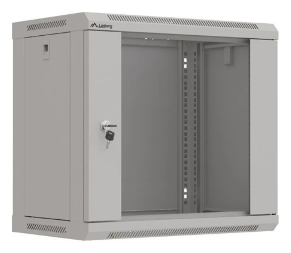 Armario lanberg 19 pulgadas 9u - 540x350 gris