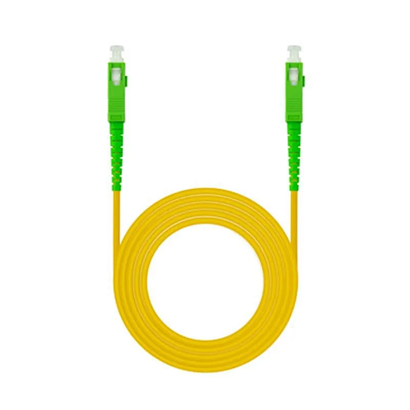 Nanocable Cable fibra SC-APC LSZH Amarillo 10m